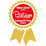 Das Samyang AF 75mm f/1.8 für Sony E wurde mit dem Editor's Choice Award vom Pictures Magazin ausgezeichnet.